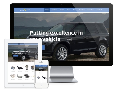 广州汽车配件英文网站建设