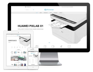 广州电子产品英文网站建设