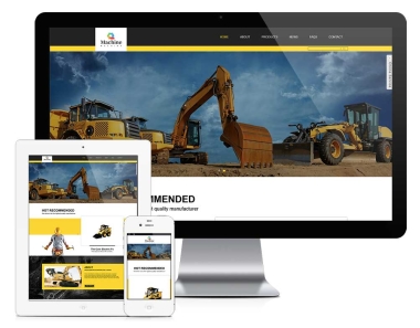 广州机械外贸公司英文网站建设