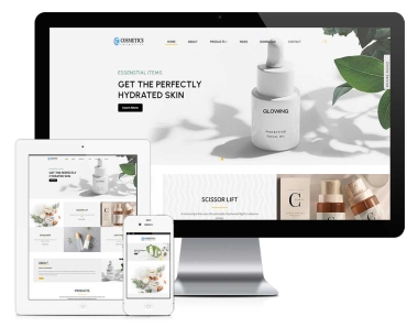 广州护肤品外贸公司网站建设